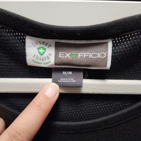 Expofficio Women's Long Sleeve Top Size M Black - Picture 3 of 4